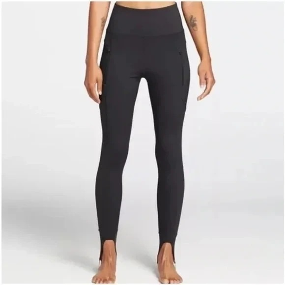 Calia Pants - Calia Sculpt Stirrup Tight Women's XL Pure Black NWT